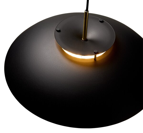 Závěsná svítidlo Halo Design, STEPP, stmívatelné, Černá, Jídelna, Kov, Skandinávský