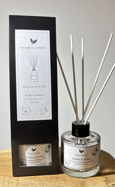 Aroma difuzér - Hruška & Ambra