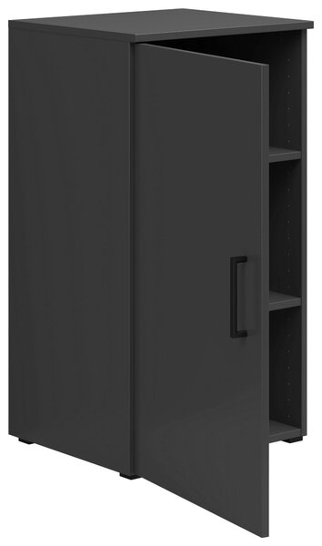 KOMODA, barvy grafitu, 45/83/40 cm Carryhome - Široké komody