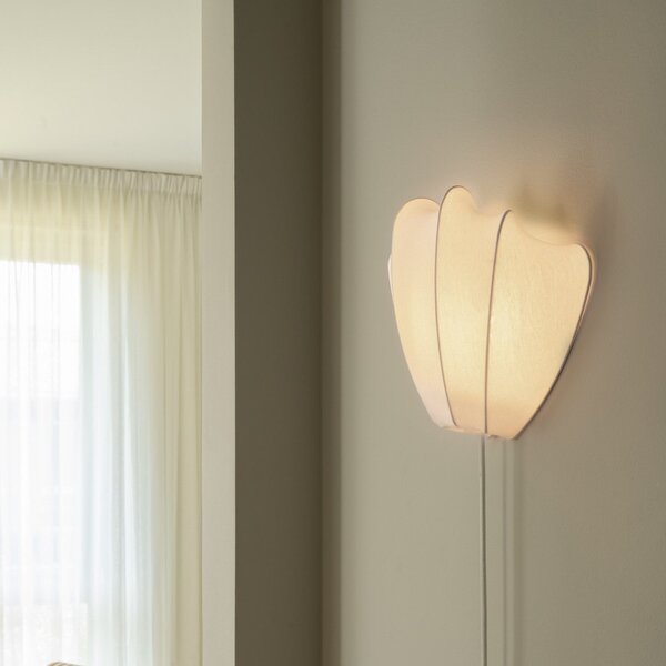 Nástěnná Svítidla Watt & Veke, Anna, Bílá, Ložnice, Tkanina / Textil, Design