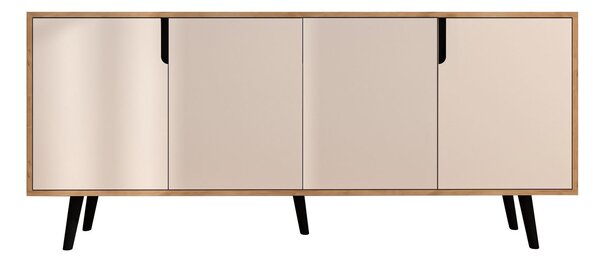 Skříňka Laktino (dub safírový + bílá). Akce -20%
