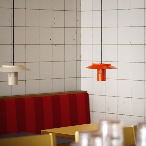 Závěsná svítidlo Pholc, Lille 24, stmívatelné, Oranžová, Kuchyně, Hliník, Design