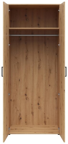 VÍCEÚČELOVÁ SKŘÍŇ, dub artisan, 80/195/52 cm Carryhome - Víceúčelové skříně