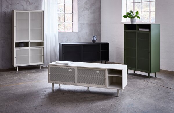 Unique Furniture Kovový TV stolek Veep 160 x 45 cm
