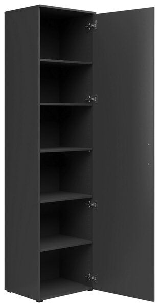 VÍCEÚČELOVÁ SKŘÍŇ, barvy grafitu, 50/195/40 cm Carryhome - Víceúčelové skříně