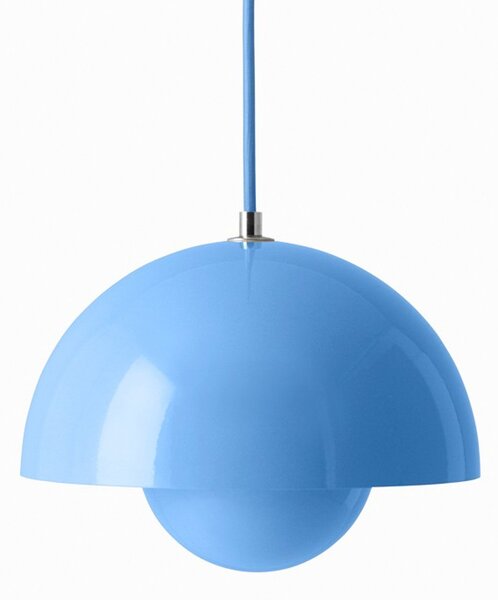 Závěsná svítidlo &Tradition, Flowerpot VP1, stmívatelné, Modrá, Obývací pokoj, Kov, Design