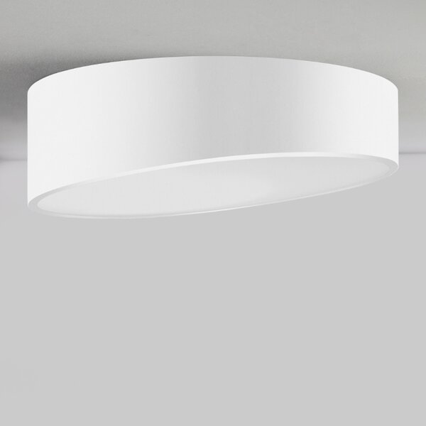 Bílé kovové stropní LED světlo Nova Luce Maggio 50 cm