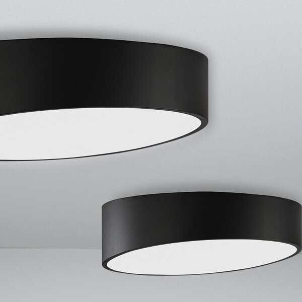 Černé kovové stropní LED světlo Nova Luce Maggio 50 cm
