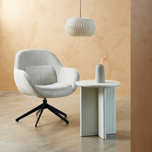 Unique Furniture Šedý odkládací stolek Palma 50 cm