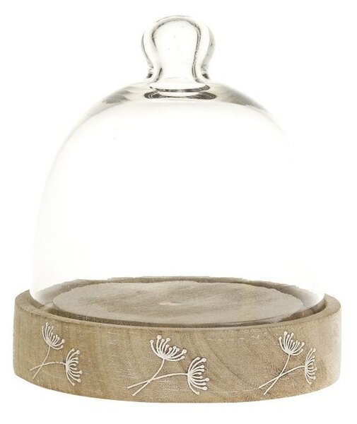 Dřevěný servírovací podnos s poklopem Tours Tray - Ø 14*16 cm - Chic Antique
