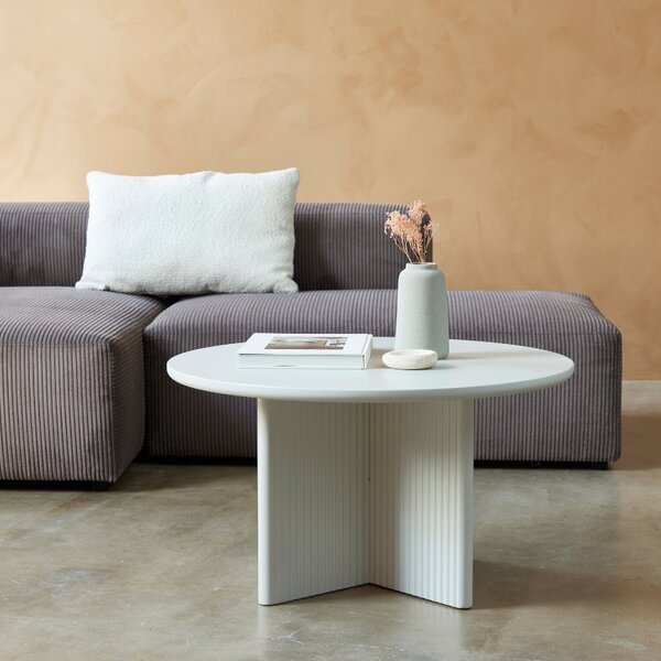 Unique Furniture Šedý konferenční stolek Palma 80 cm