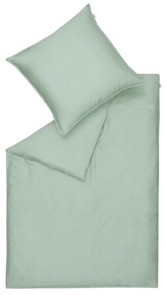 POVLEČENÍ, satén, šalvějově zelená, 155/220 cm Schöner Wohnen - Online Only povlečení, Online Only