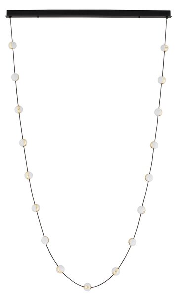 Kovové závěsné LED světlo Nova Luce Alcinoe 127 cm