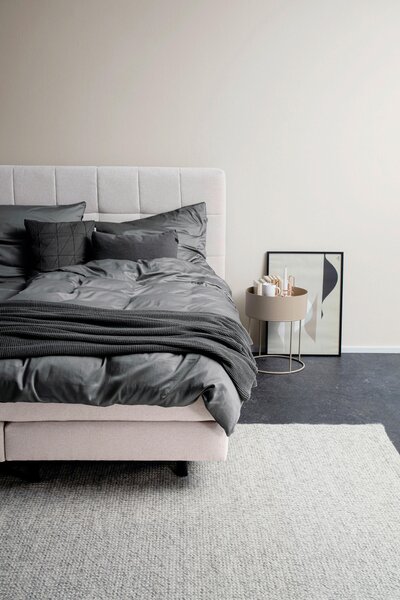 POVLEČENÍ, satén, šedá, 135/200 cm Schöner Wohnen - Online Only povlečení, Online Only