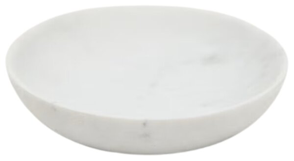 Bílý mramorový servírovací talíř Kave Home Ecin 15 cm
