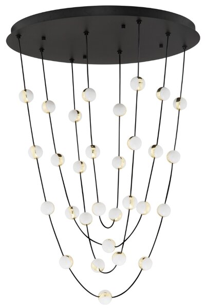 Kovové závěsné LED světlo Nova Luce Alcinoe 84 cm