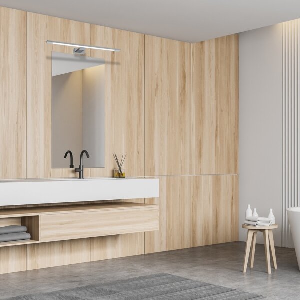 LED Koupelnové osvětlení zrcadla SHINE LED/12W/230V 60 cm IP44 lesklý chrom