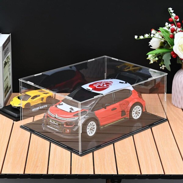Akrylová vitrína displej box - Zrcadlo na jedné straně - 35 x 25 x 15 cm - Akryl - 360° výhled