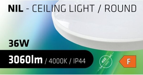 LED Koupelnové stropní svítidlo CIRCLE LED/36W/230V 4000K pr. 45 cm IP44 bílá