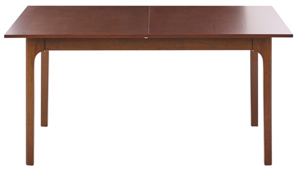 Rozkládací jídelní stůl DELMAS Tmavý jasan 160/200 cm 90 cm