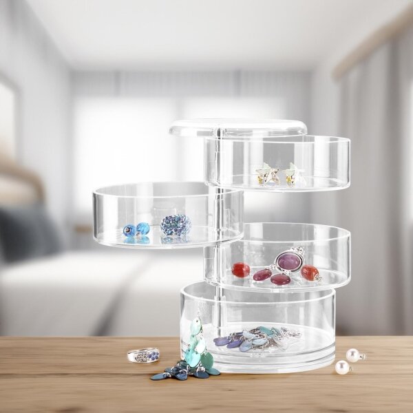 WENKO 20990100 - Organizér TOWER 11,5x17,5 cm čirá