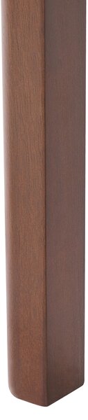 Rozkládací jídelní stůl DELMAS Tmavý jasan 160/200 cm 90 cm