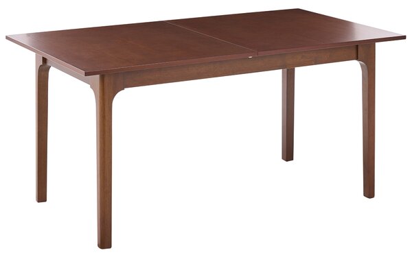 Rozkládací jídelní stůl DELMAS Tmavý jasan 160/200 cm 90 cm