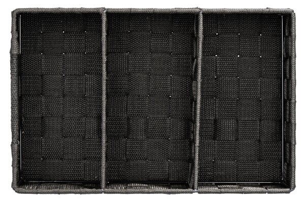 WENKO 20978100 - Organizer ADRIA 32x21 cm černá