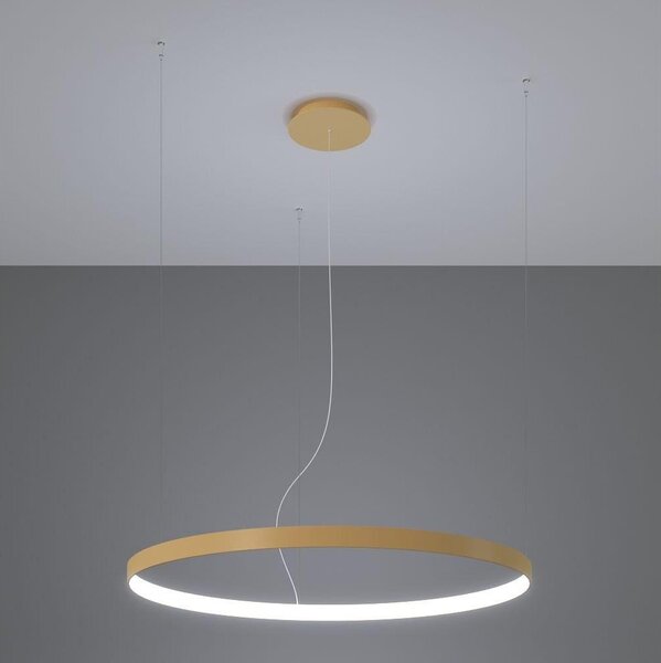 Thoro TH.181 - LED  Lustr na lanku RIO LED /50W/230V CRI95 4000K pr. 78 cm zlatá
