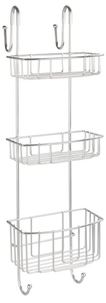 WENKO 24422100 - Polička OLESI 22,5x70 cm nerez/stříbrná