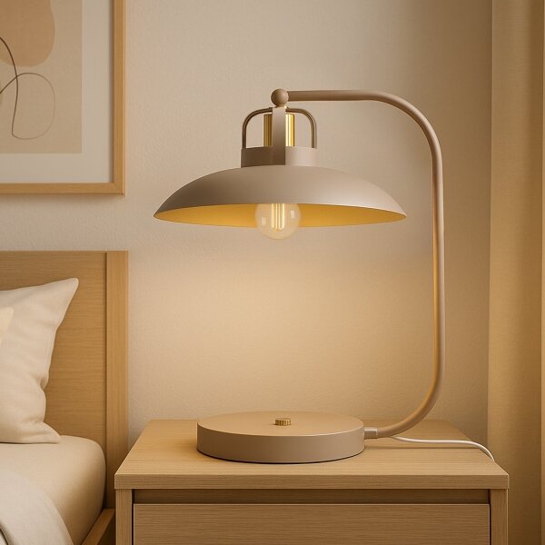 Brilagi - LED Stolní lampa FLAMENGO 1xE27/60W/230V béžová