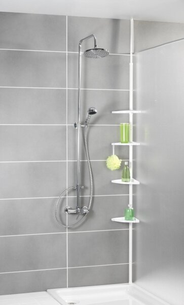 WENKO 3201010100 - Rohový prvek COMPACT 26x195 cm bílá