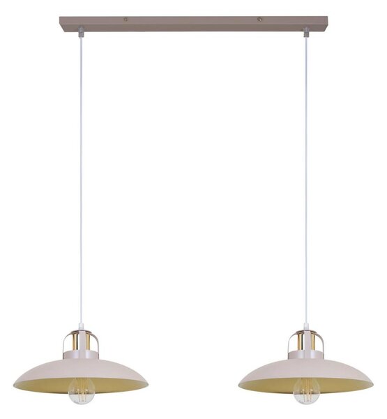 Brilagi - LED Lustr na lanku FLAMENGO 2xE27/60W/230V béžová