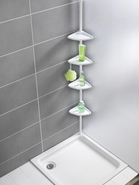 WENKO 3201010100 - Rohový prvek COMPACT 26x195 cm bílá