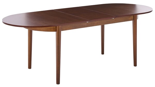 Rozkládací jídelní stůl LARTO Tmavý jasan 180/220 cm 90 cm