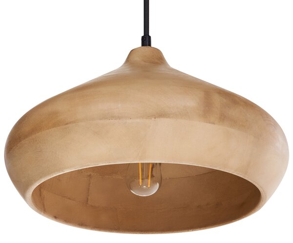 Závěsná lampa RAWI Mangové dřevo Světle hnědá
