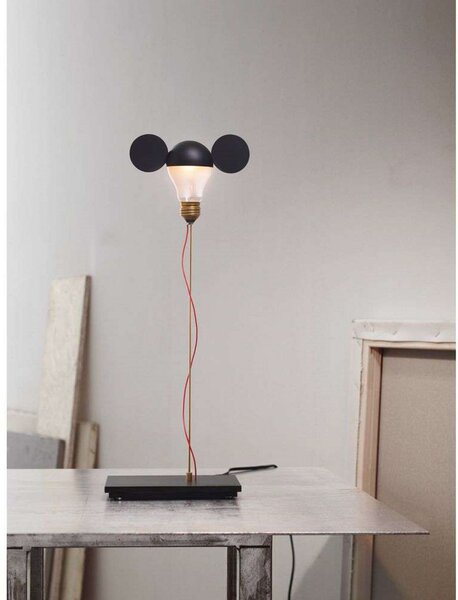 Stolní lampa Ingo Maurer, stmívatelné, Černá, Obývací pokoj, Kov