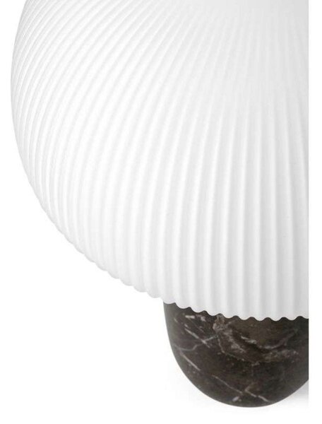 Stolní lampa Vipp, stmívatelné, Šedá, Obývací pokoj, Sklo