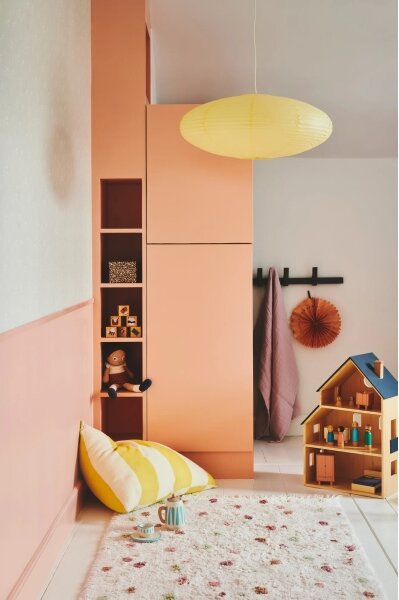 Nordlux - Stínidlo k lustru VILLO E27 pr. 60 cm žlutá