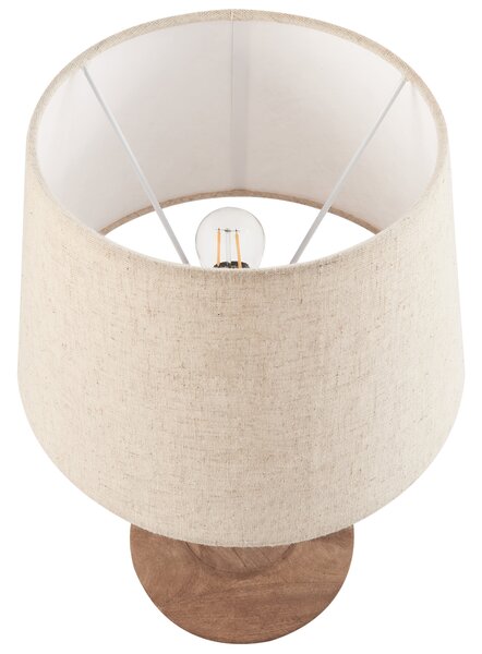 Stolní lampa GODAWARI Mangové dřevo Tmavě hnědá