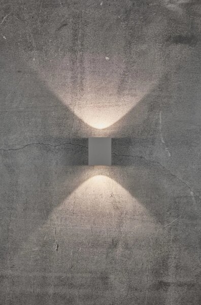 Nordlux - LED Venkovní nástěnné svítidlo CANTO 2xLED/5,5W/230V IP44 šedá