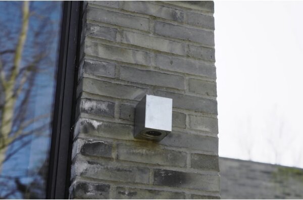 Nordlux - LED Venkovní nástěnné svítidlo CANTO 2xLED/5,5W/230V IP44 stříbrná