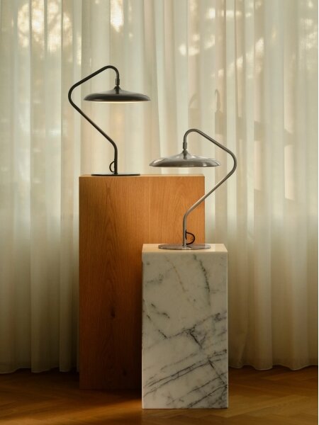 DFTP by Nordlux - LED Stolní lampa ARTIST LED/15W/230V nerez