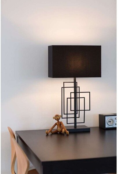 Stolní lampa By Rydéns, Černá, Obývací pokoj, Kov