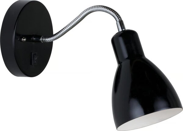 Nordlux - Nástěnná lampa CYCLONE 1xE14/15W/230V černá