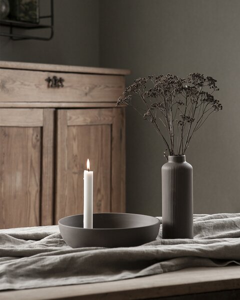 Storefactory Scandinavia Keramický svícen Lidatorp XL - Brown SF359
