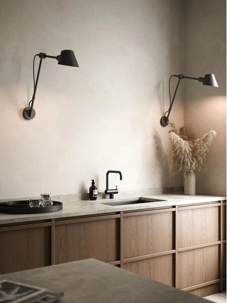 DFTP by Nordlux - Nástěnná lampa STAY 1xE27/60W/230V černá