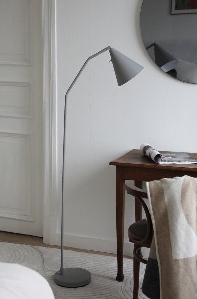 Markslöjd 108891 - LED Stmívatelná stojací lampa FUNIL LED/4,9W/230V šedá