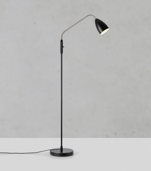 Markslöjd 108886 - LED Stmívatelná stojací lampa PATRO LED/4,9W/230V černá