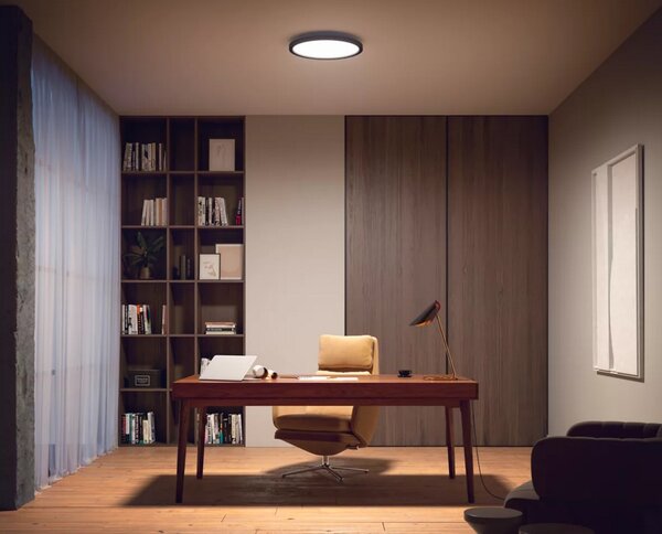 Hue Aurelle přisazený LED panel RD S (kulatý) O 39,5 cm, černá